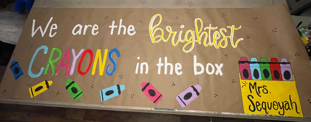Custom Classroom banner, any saying any words ! Ur choice. School Banners, Hand Painted Banners, Teacher Banners
