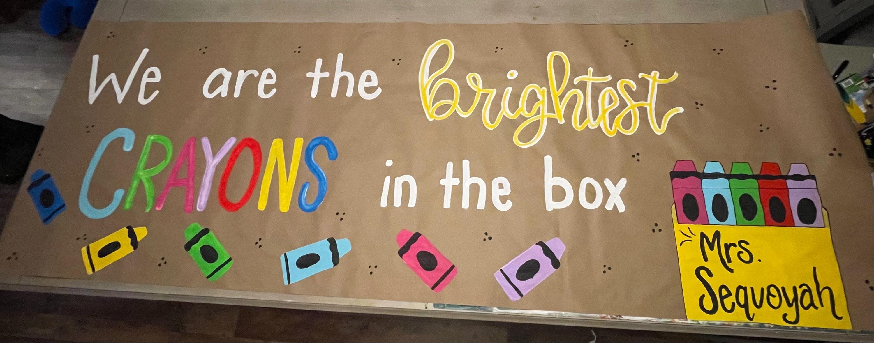 Custom Classroom banner, any saying any words ! Ur choice. School Banners, Hand Painted Banners, Teacher Banners