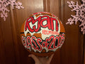 Handpainted Personalized Basketball, Custom Team Logo Decor