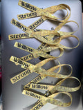 Custom Printed Memorial Ribbon Pins, In Memory Of