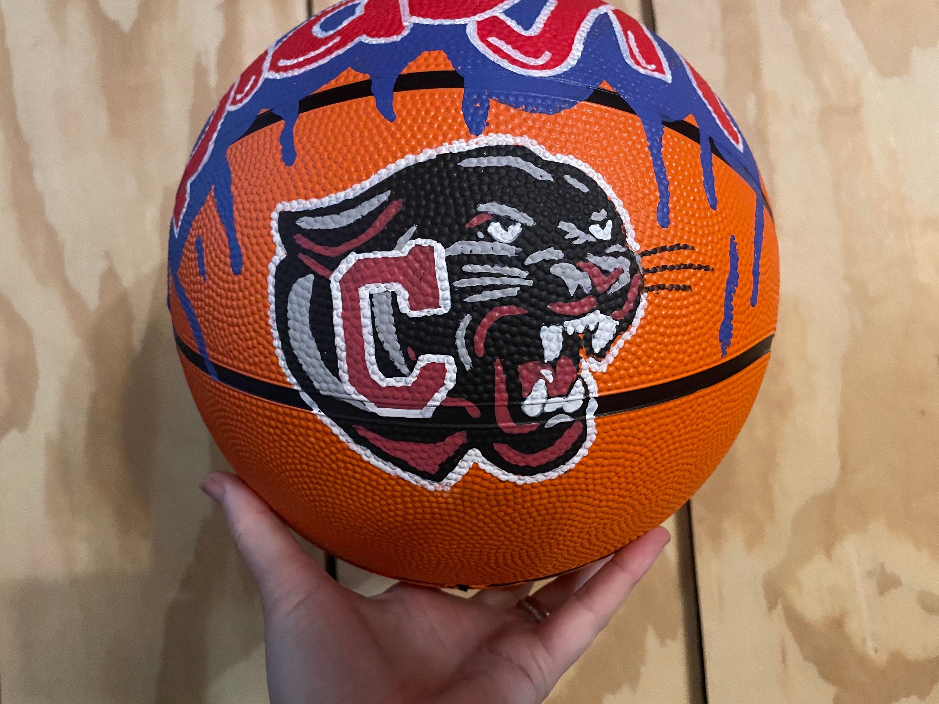 Handpainted Custom Basketball, Personalized Sports Gift, Team Logo
