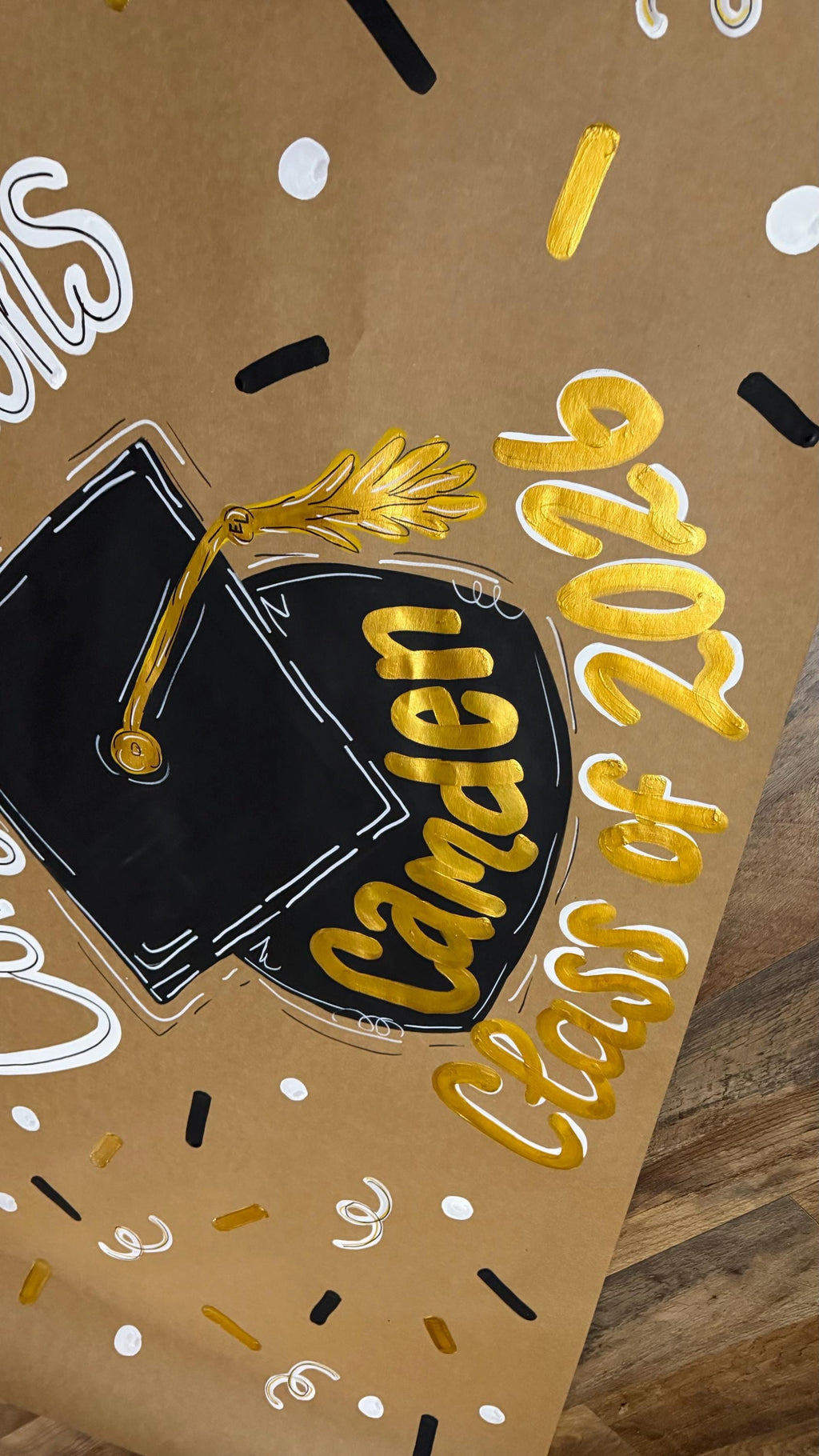 Graduation painted Banners, Hand Painted Banners, school banner, party banner, custom painted birthday banner, college banner