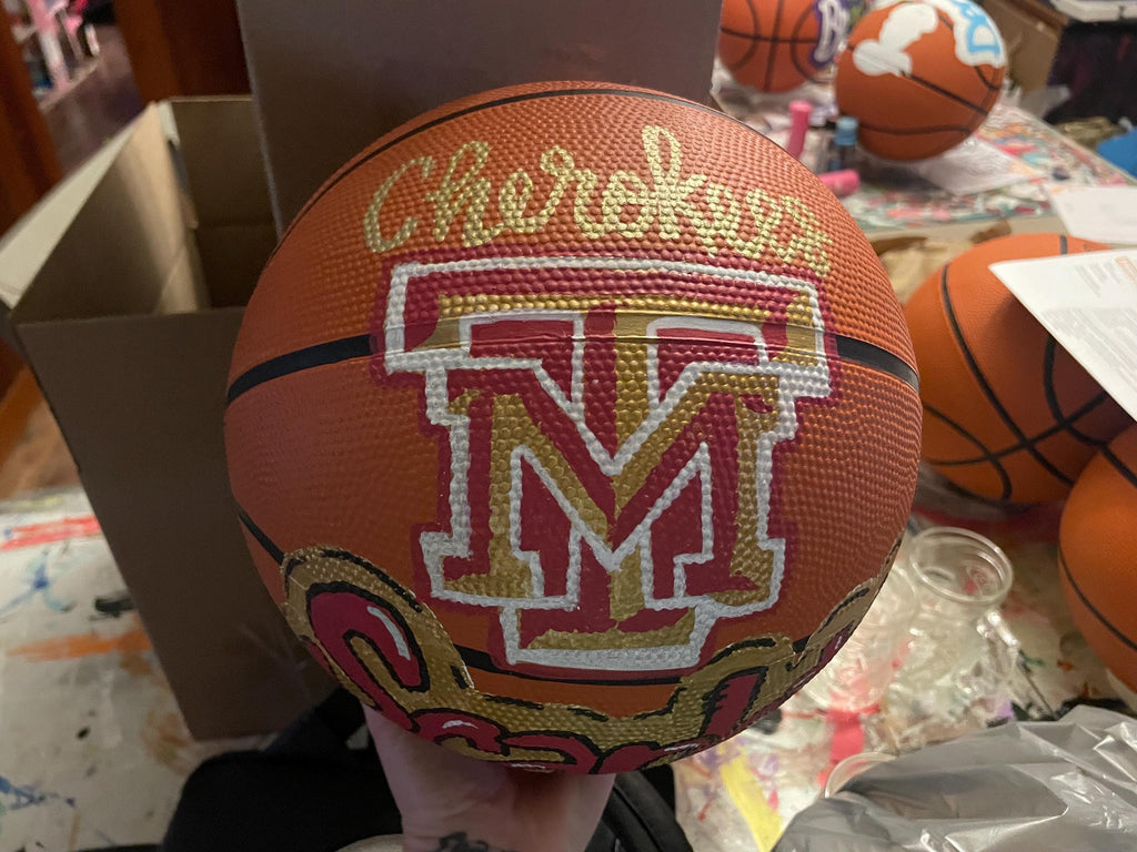 Handpainted Personalized Baseball, Custom Sports Team Logo