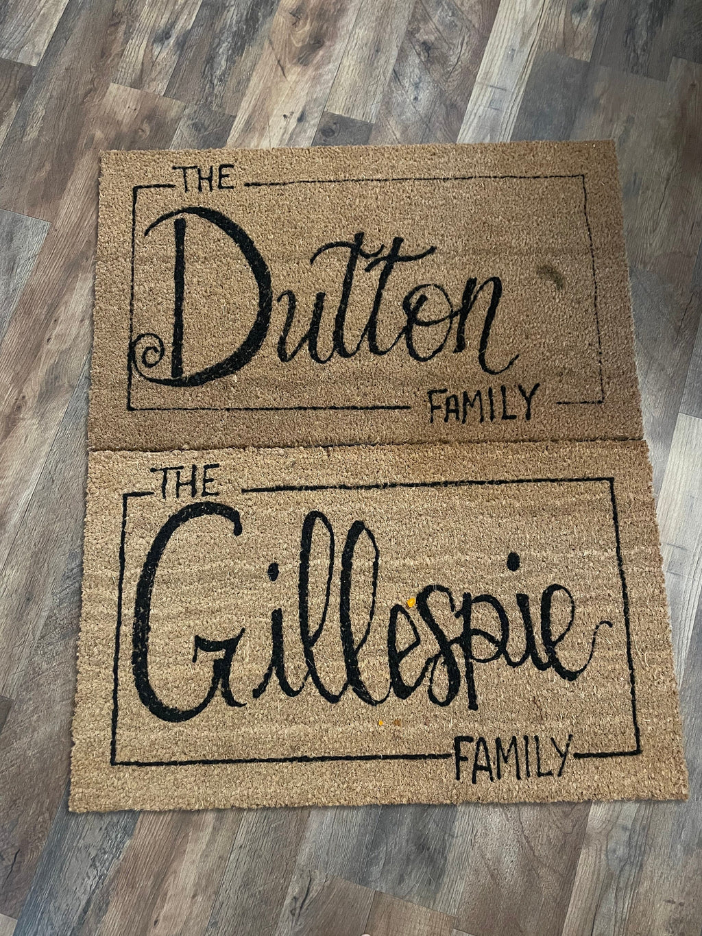 Door mat, Painted Coir Doormat- Custom Door Mat 30x18- porch mat- front door rug, Morgan wallen and feral kids