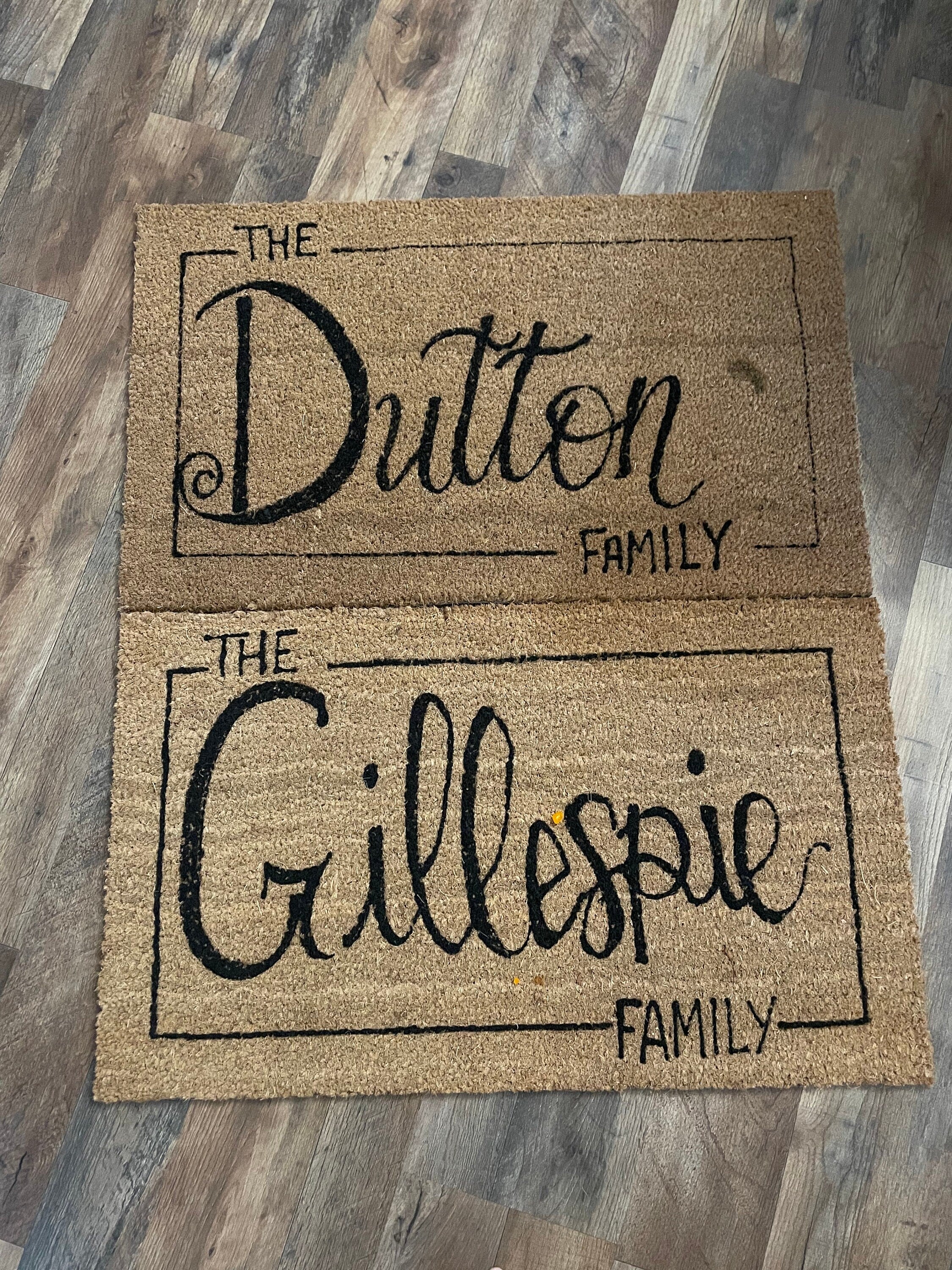 Door mat, Painted Coir Doormat- Custom Door Mat 30x18- porch mat- front door rug, Morgan wallen and feral kids