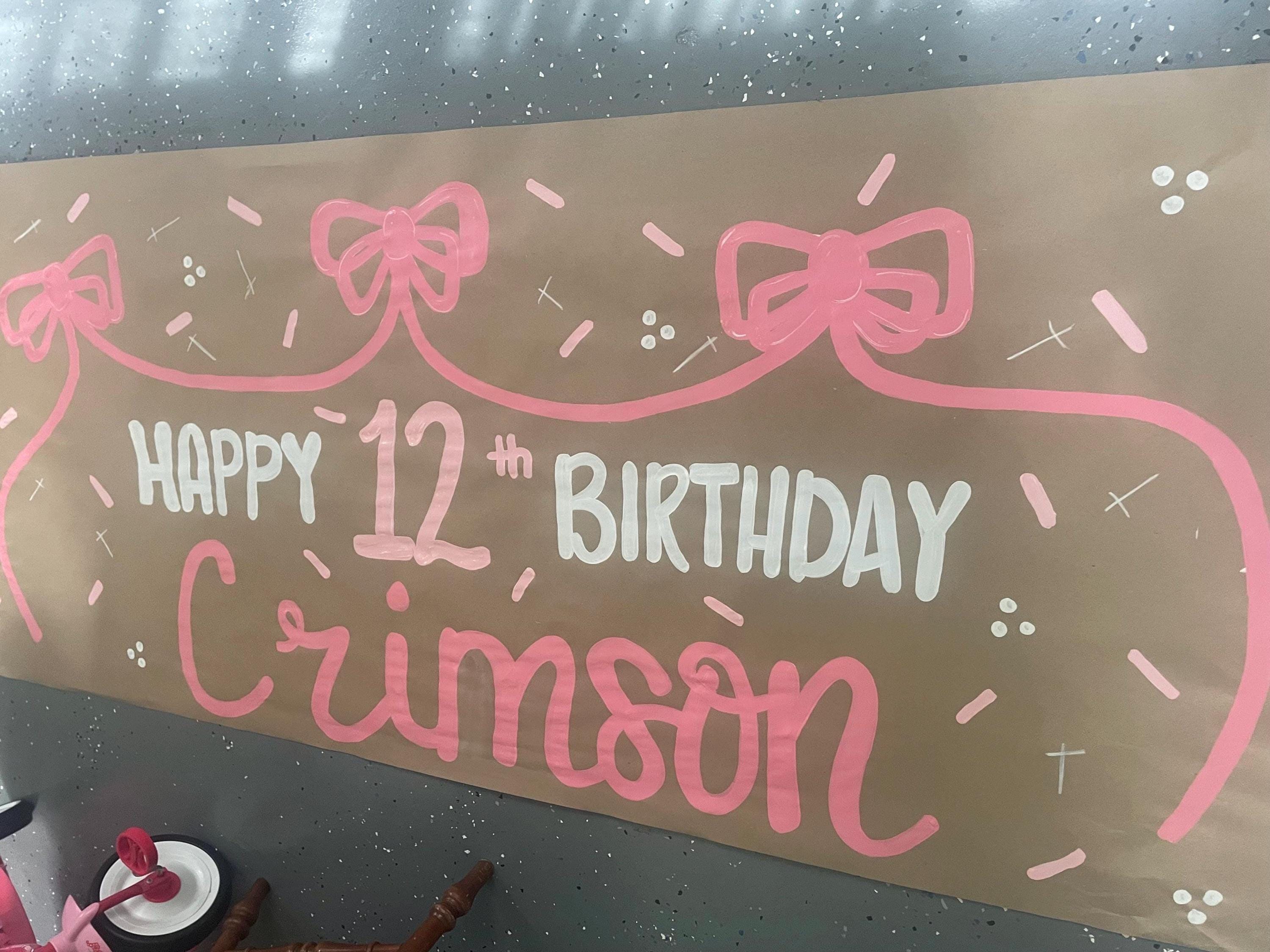 Graduation painted Banners, Hand Painted Banners, school banner, party banner, custom painted birthday banner, college banner