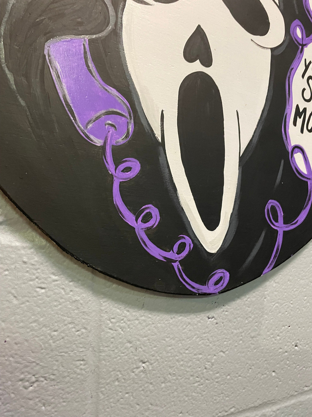 Ghost door hanger, Horror Door Hanger, Halloween Door hanger,  door hanger