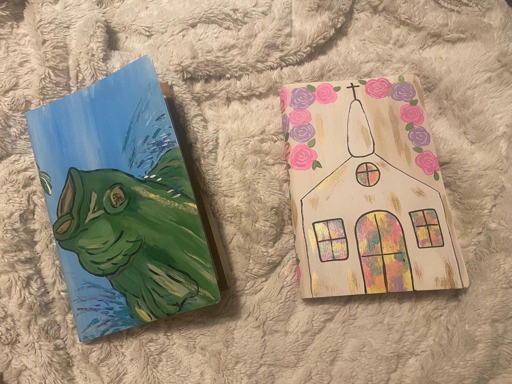 Hand Painted Bible, Custom Study Bible, Easter Gift
