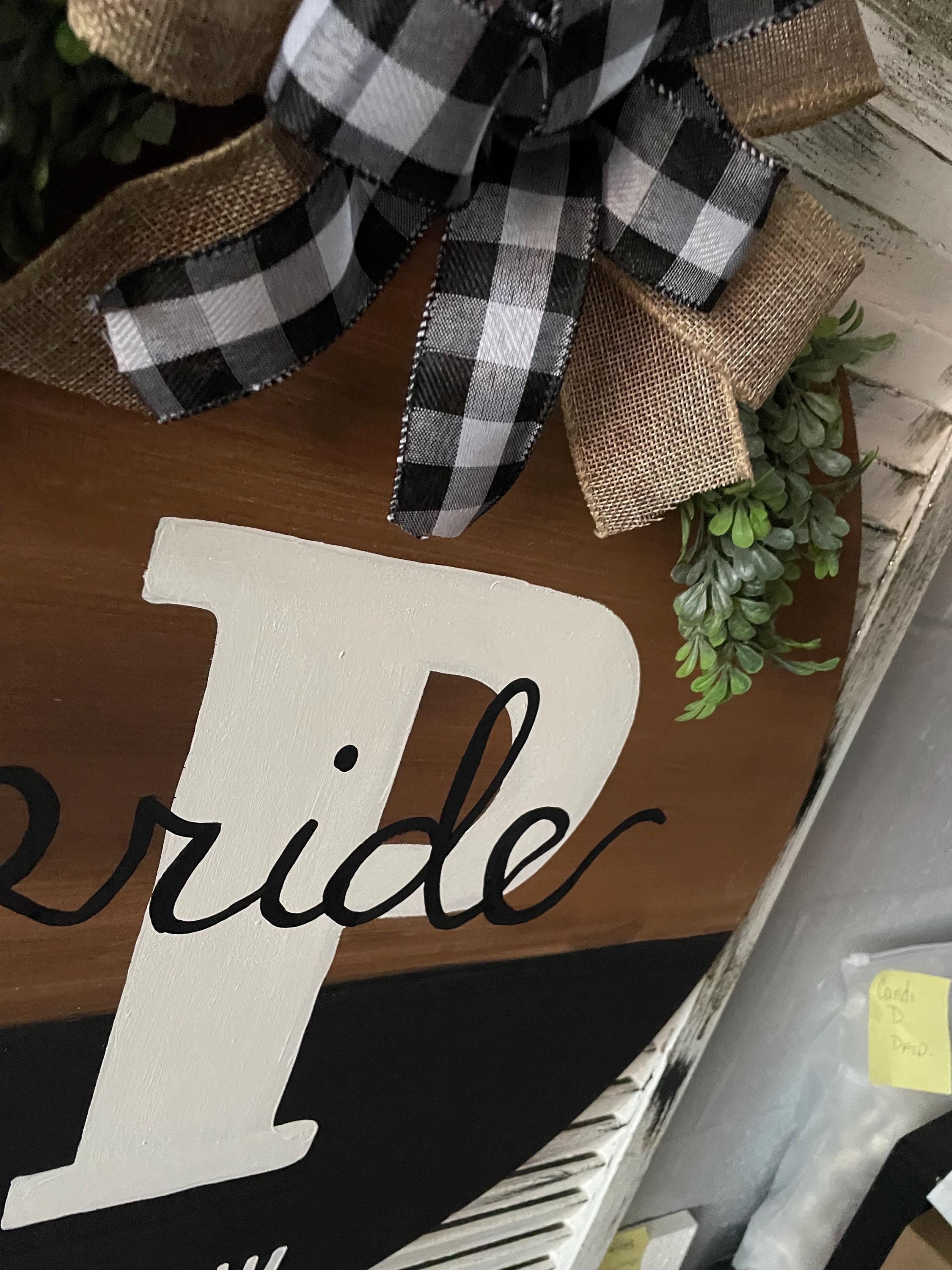 Letter door hanger, welcome door hanger, door hanger, farmhouse door hanger