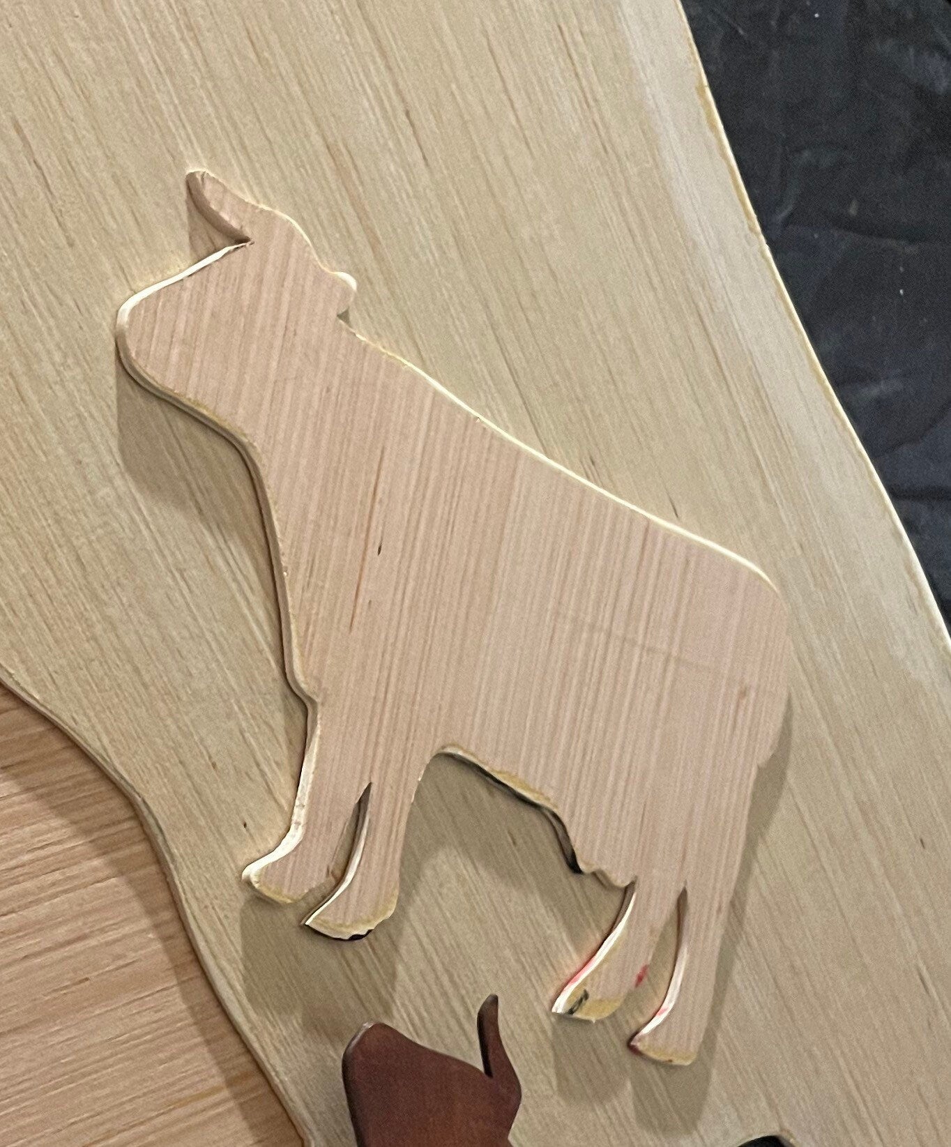 Children's Wooden Cow Paint Kit, Craft Set