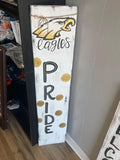 School logo  Welcome porch leaner, welcome Porch sign, sports sign, baseball porch sign, football sign, softball sign, soccer, volleyball