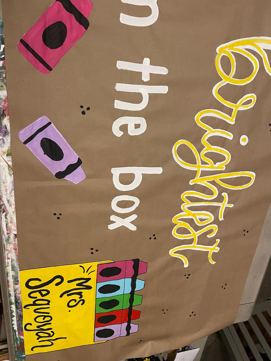 Custom Classroom banner, any saying any words ! Ur choice. School Banners, Hand Painted Banners, Teacher Banners