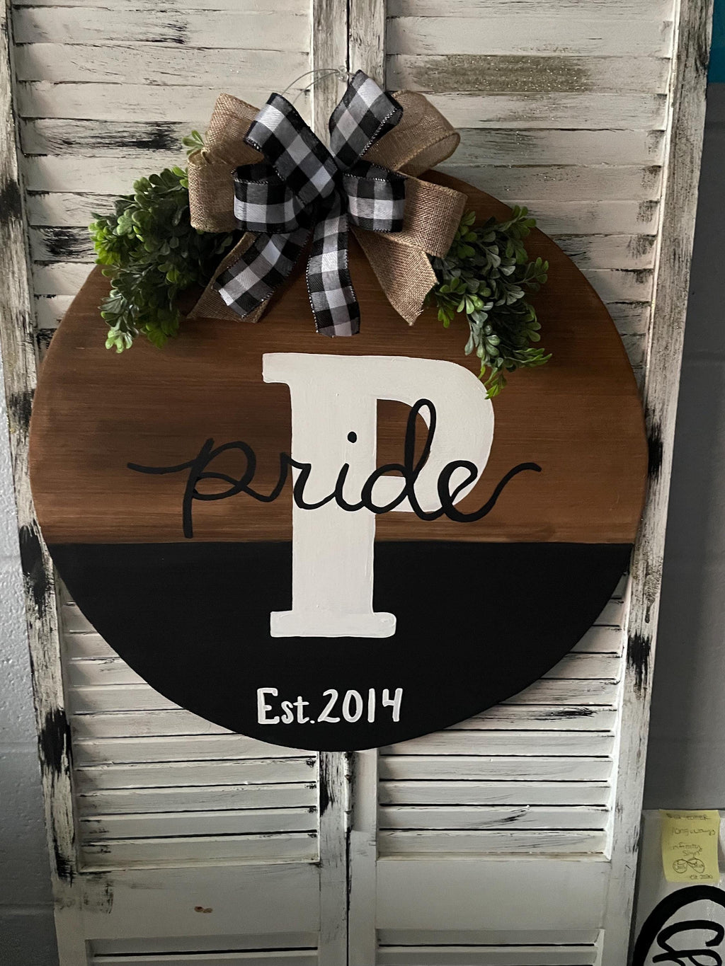 Letter door hanger, welcome door hanger, door hanger, farmhouse door hanger