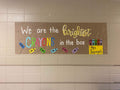 Classroom banner School Banners, Hand Painted Banners, Teacher Banners