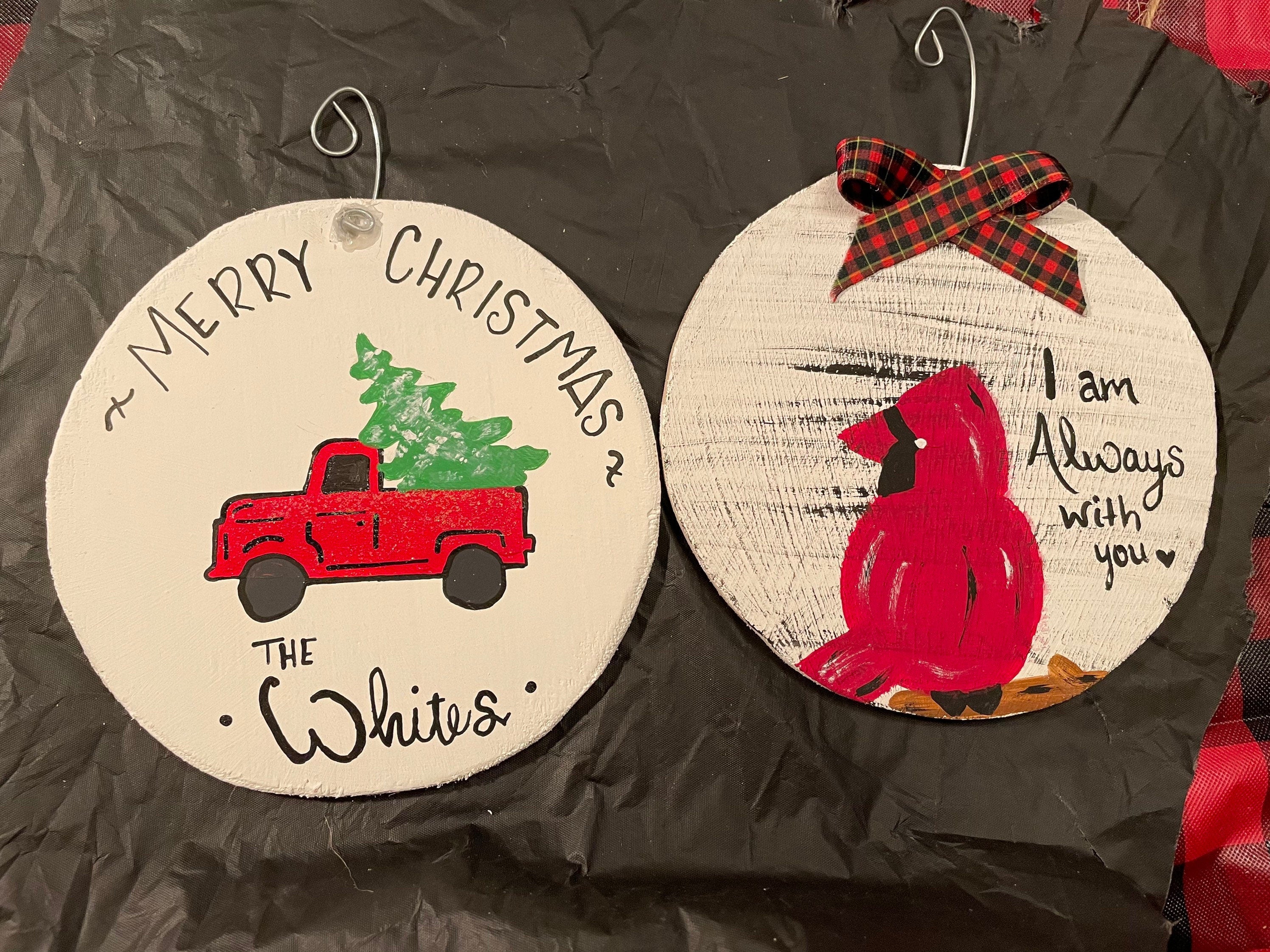 Cardinal Christmas Ornament, Memorial Gift, Always With You