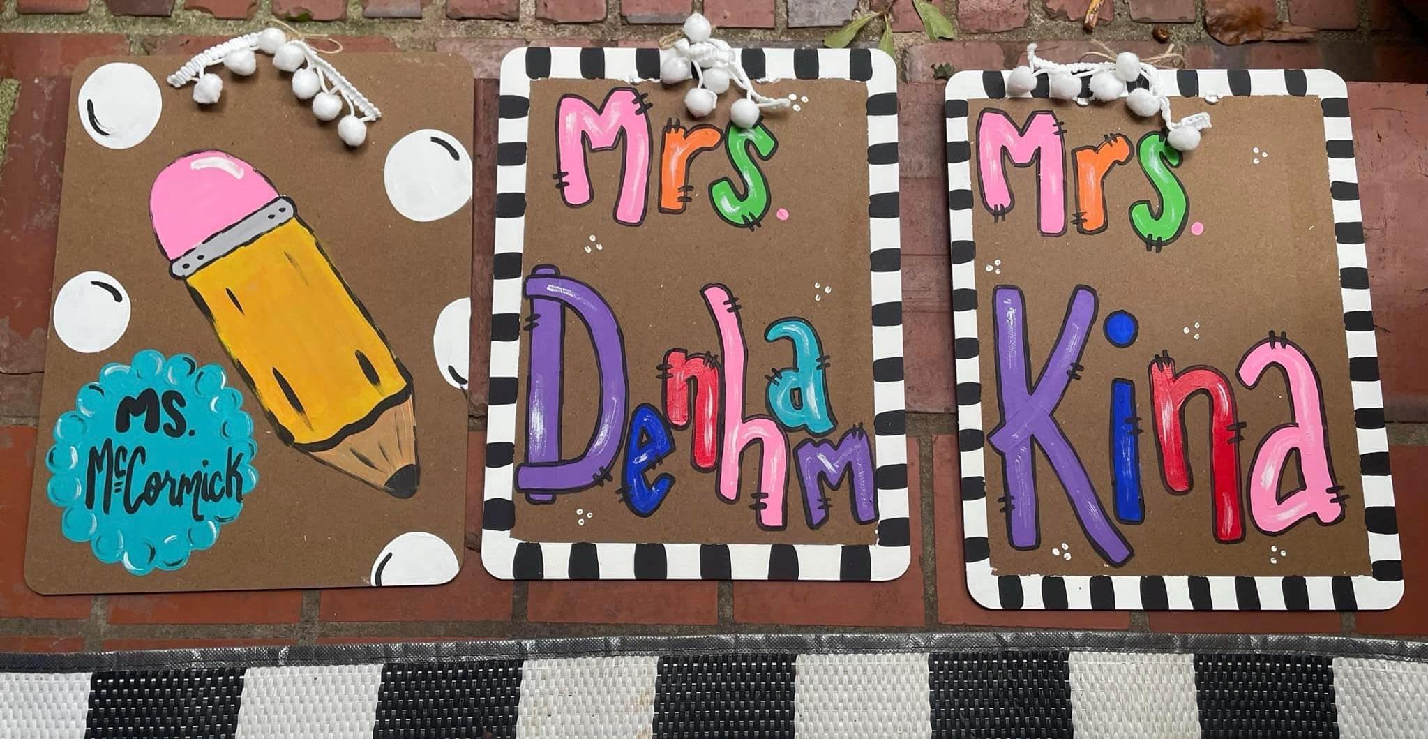 Teacher clipboards, customized clipboards, teacher clipboards, custom clipboards, bright colors, clipboards, teacher gifts